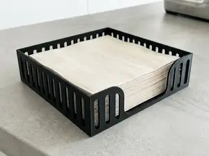 Modern Slotted Napkin Holder