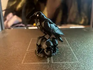 Mini Crow With Skulls