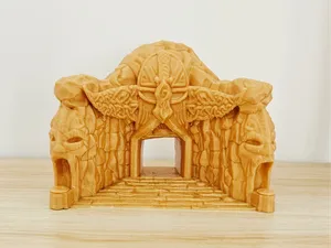 Entrée de temple Aztèque modulable
