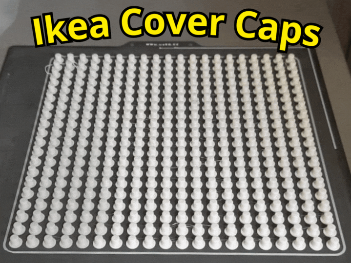 IKEA Cover Caps (1x - 100x - 400x) for 5 mm holes