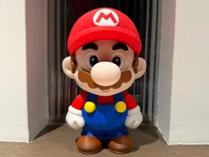 Q版马里奥 Mario 多色拆件打印（无需ams）