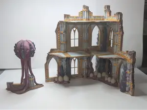 Three Storey Ruins and Spore Thrower - Alien Ruin