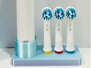 TEMU 6D 3D electric toothbrush set holder stand