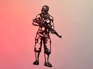 Art mural Agent Trappeur Agresseur CSGO/CS2