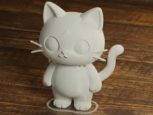 Chubby Lucky Cat – Cute 3D Printable Figurine