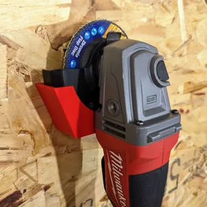 Milwaukee M18 Fuel 4.5" angle grinder wall mount