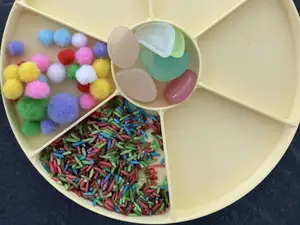 Sensory play disk, sun