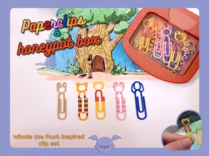 Winnie the Pooh inspired paperclips