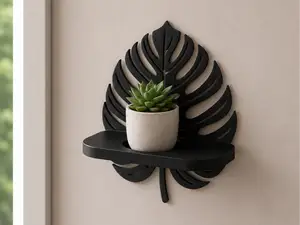 Monstera Mini Wall Shelf