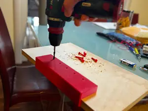 Cabinet Shelf Pin Drilling Jig