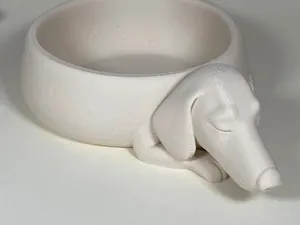 Sleepy Sausage Bowl – Dachshund-Inspired Organizer