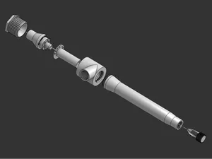 Ranque-Hilsch Vortex Tube Cooler (Maxwell's Demon)