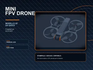 Mini FPV Drone – Avata 2 Inspired Static 3D Toy