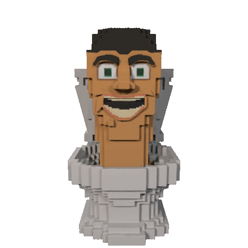 Skibidi Toilet Steal a Brainrot Roblox Figura 3D