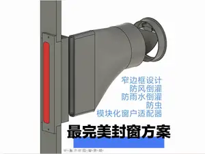 3D打印机排气完美封窗方案(模块化集成多项实用功能)