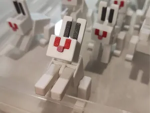 Minecraft Rabbit Articulated (no AMS remix)