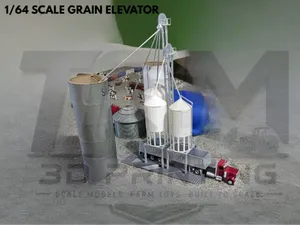 1/64 scale grain elevator