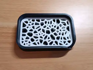 porte-savon avec égouttoir 