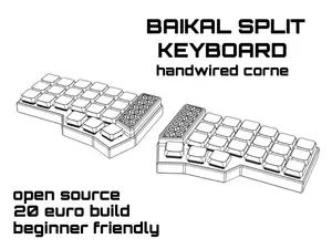 Baikal Split Keyboard |Handwired Corne| ZMK |Ergo