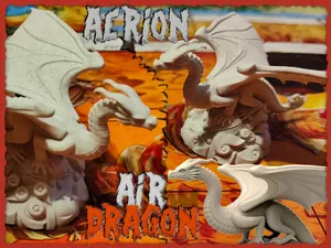 Aerion the Whispering Storm – Air Dragon Miniature