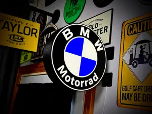 BMW MOTORRAD - 2-Sided Gas Station Lightbox Sign