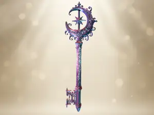 Magic Spinning Celestial Fidget Key