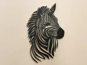 Zebra with illusion effect