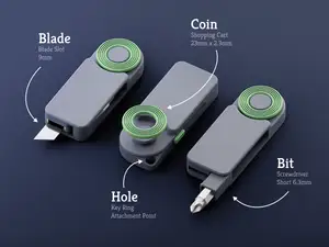 Pocket Multi-Tool Keychain
