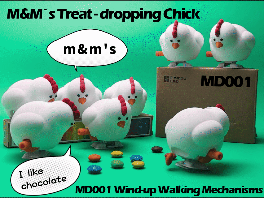 M&M`s Treat - dropping Chick