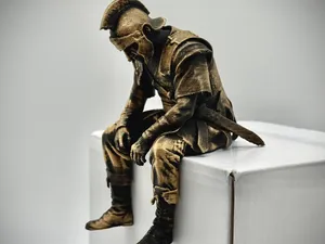 Sad Maxiums (Gladiator) Figurine on a ledge!