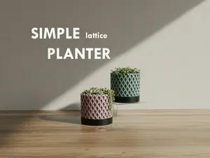 Simple Lattice Planter