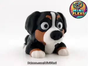 Flexi Bernese Mountain Dog Toy, Keychain & Magnet