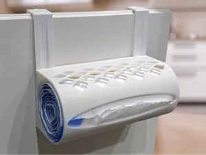 Cabinet Trash Bag Dispenser Kit, No Screws 40 Roll
