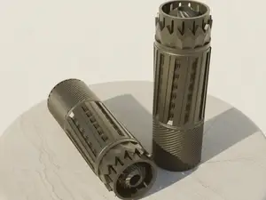 Custom Airsoft Mock Afterburner Suppressor