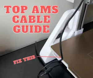 A1 top-mounted AMS lite cable guide