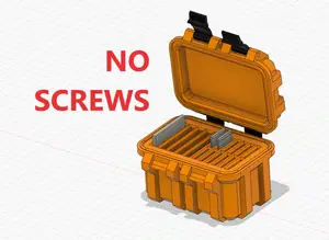 Rugged Box (NO SCREWS) for SD and micro SD cards