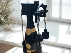 Flaschentresor / Flaschenpuzzle -  Knobel-Geschenk