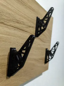 Ultra-Strong Topology Optimized Coat Hook- 50kg