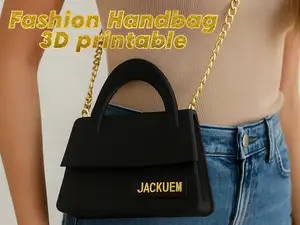 Fashion Handbag (all 3D printable)