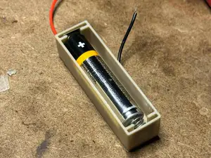 Simple AAA battery housing