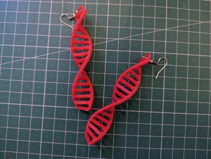 DNA Double Helix Earring