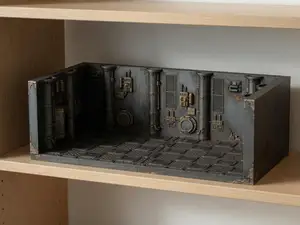 Miniature 40k photo set - Industrial Room Section