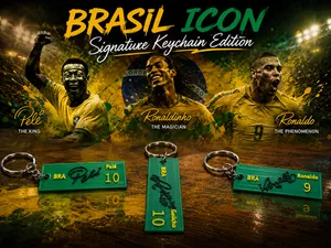 Brazil Legends – Signature Keychains Collection