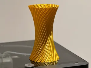 Vase mode trophyvase inspired on wire rope details