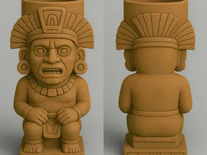 Vaso Totem Azteco decorativo Multifunzionale