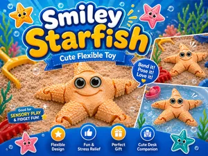 Smiley Starfish – Cute Flexible