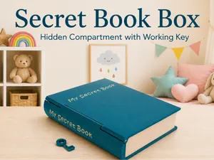Secret Book Box With Customize name