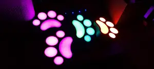 RGB Paw-Lamp
