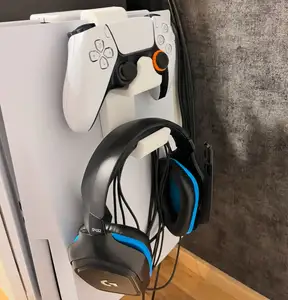 PS5 controller and headset side mount holder