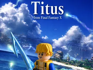 Titus from Final Fantasy X - Brickman 500%